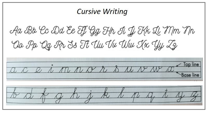 cursive writing